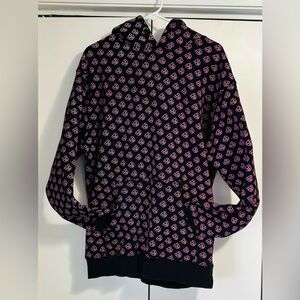 Shane Dawson X Jeffrey Star Pink PIG All Over Print Pull over Hoodie Size Large